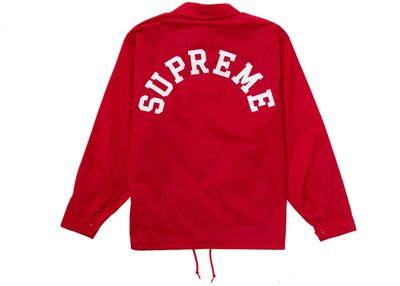 Supreme x Champion Coaches Jacket (Red)