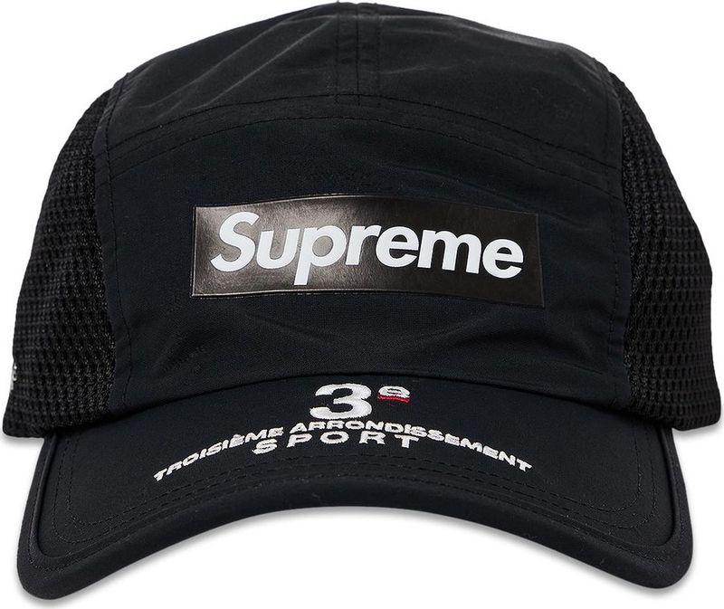 Supreme Mesh Side Panel Camp Cap &#39;Black&#39;