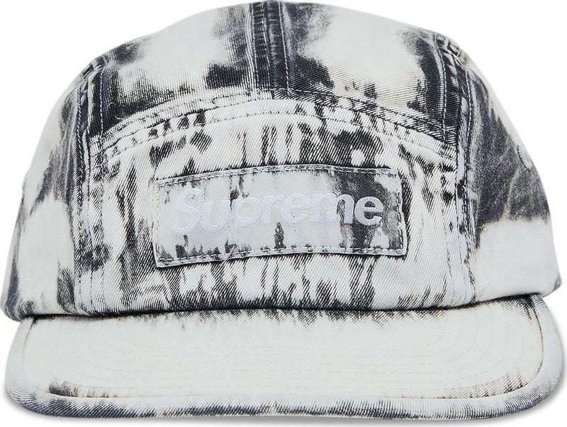 Supreme Bleached Chino Camp Cap (Black)