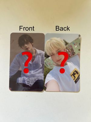 Custom Photocard (FRONT AND BACK!)