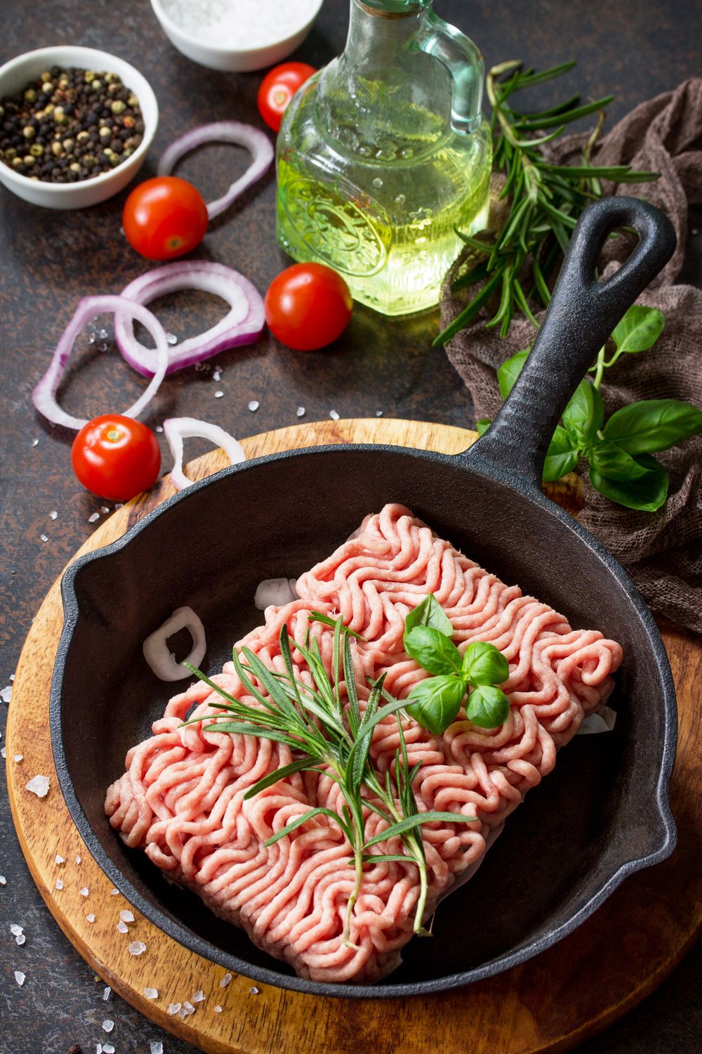 Carne moída de frango