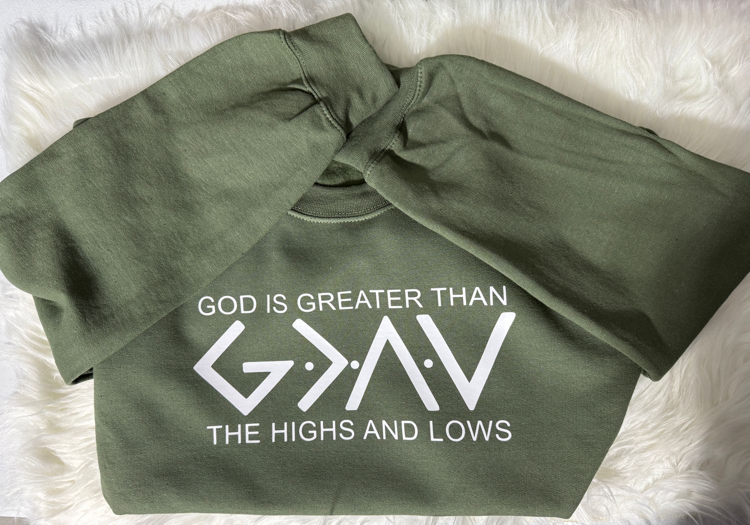 GOD IS GREATER THAN THE HIGHS AND LOWS