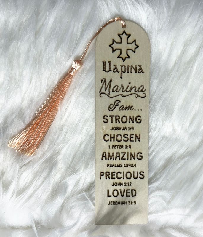 Custom Coptic Bookmark