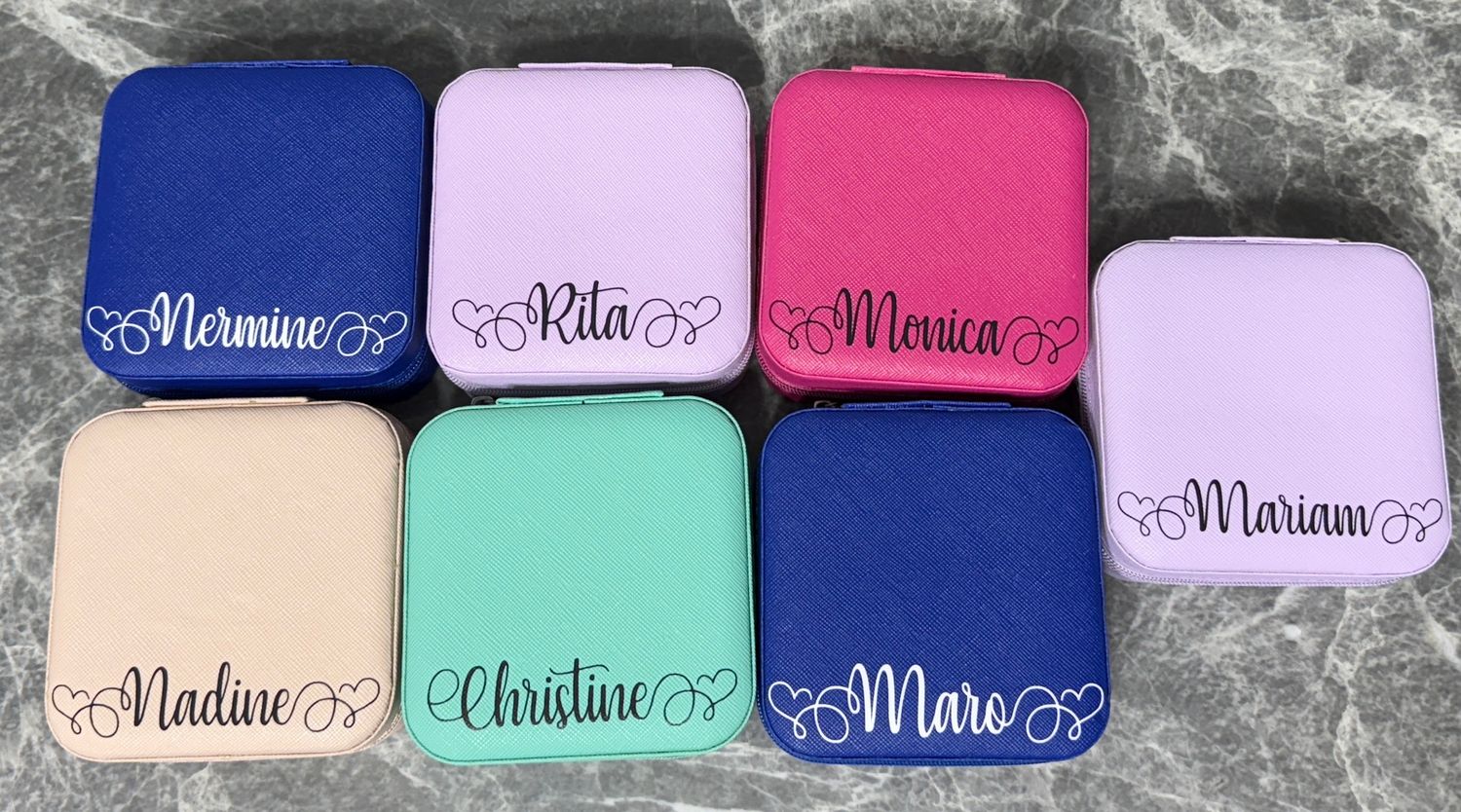 Custom Travel Jewelry Boxes