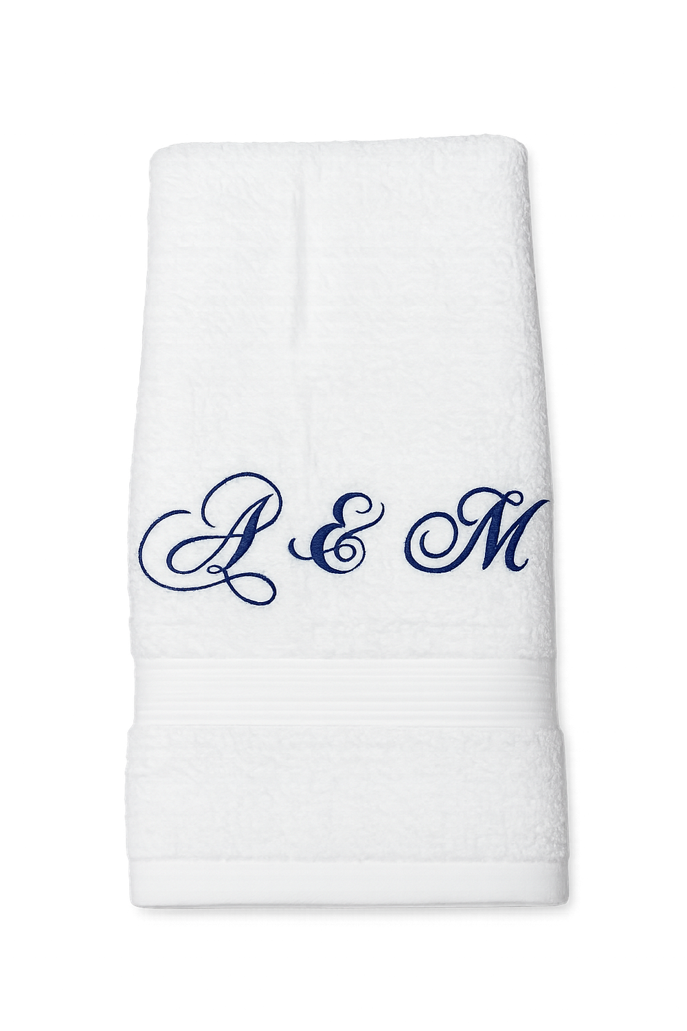 Custom Embroidered Initial Hand Towels