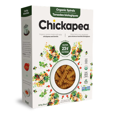 Chickpea Lentil Pasta Spirals (Chickapea), 227g