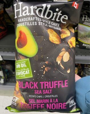 Chips Avoc Blk Truffle (Hardbite), 128g