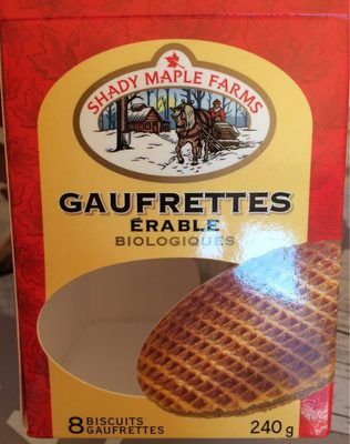 Cookies Waffle Maple org (Maple), 240g