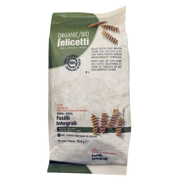 Fussilli wholewheat (Felicetti), 454G