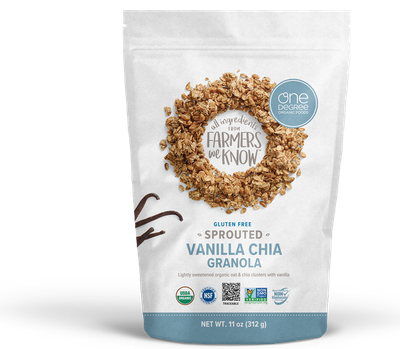 Granola Oat-Vanil-Chia Sprouted (OneDegree), 312g