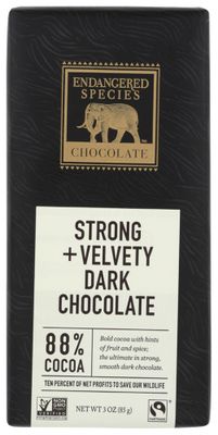 Choc Bar 88% Dark (Endangered), 85g