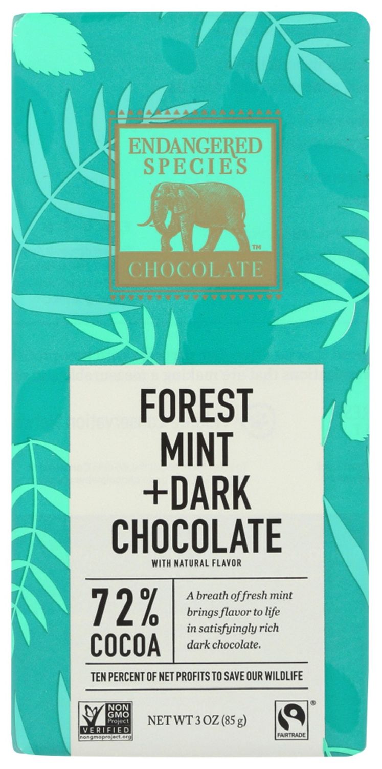 Choc Bar 72% Mint (Endangered), 85G