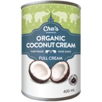 Coconut Cream org (Cha&#39;s), 400ml