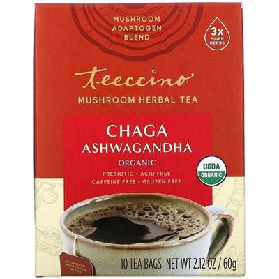Herbal Tea Chaga Ashwag (Teeccino), 10bags