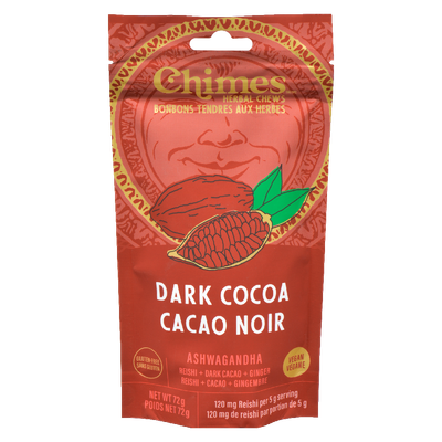 Herbal Chews Cocao+Ashwag (Chimes), 72g