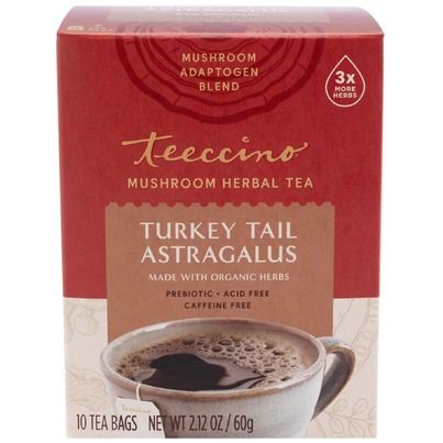 Herbal Tea TurkTail Astrag (Teeccino), 10bags