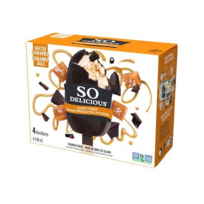 Ice Bar Caramel Cashew (SoDelic), 4x68ml