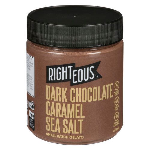 Ice Cream Choc Caram Salt (Righteous), 562ml