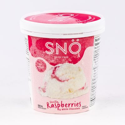 Ice Vanil Rasp White Choc (Sno), 500ML