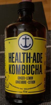 Kombucha Ginger-Lemon (Health), 473ml