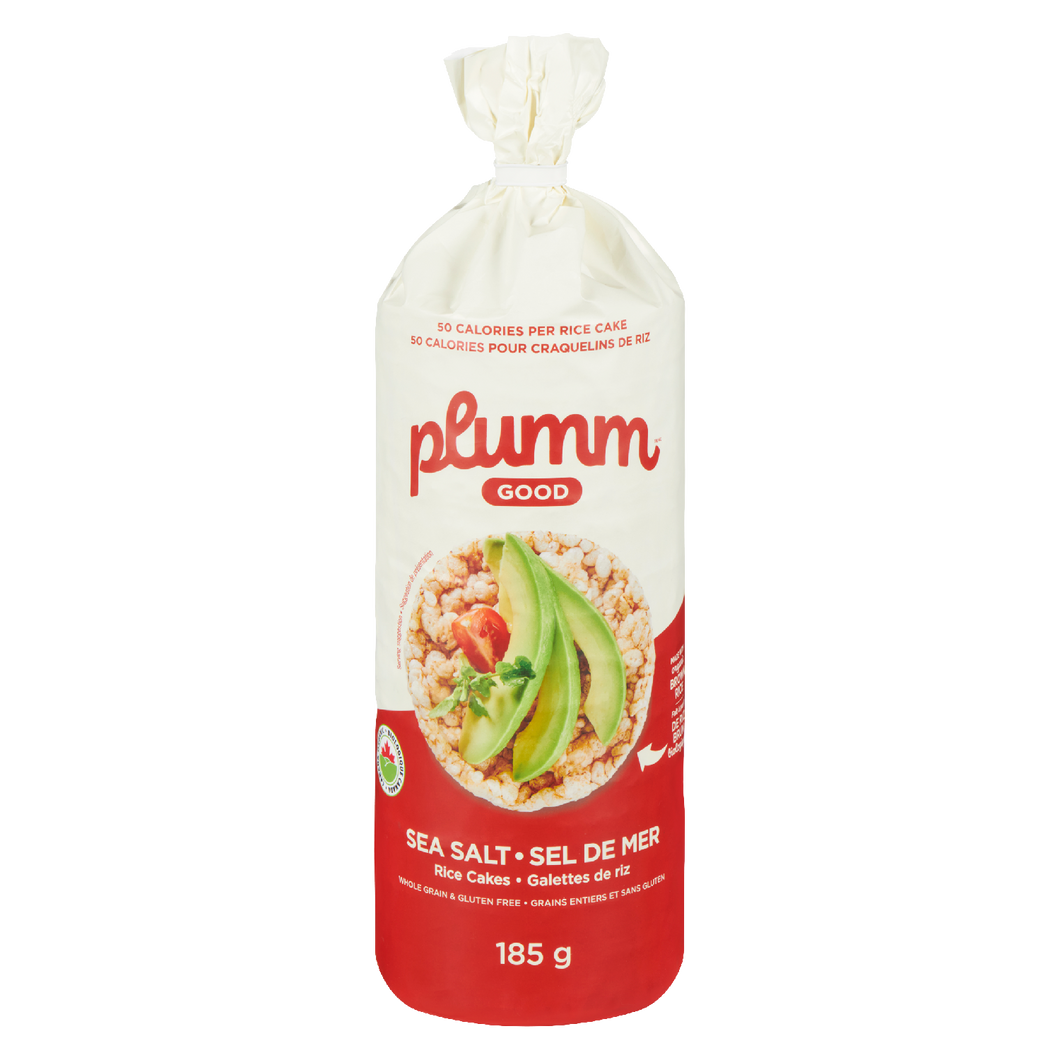 Rice Cakes Salted Org (Plumm), 185g