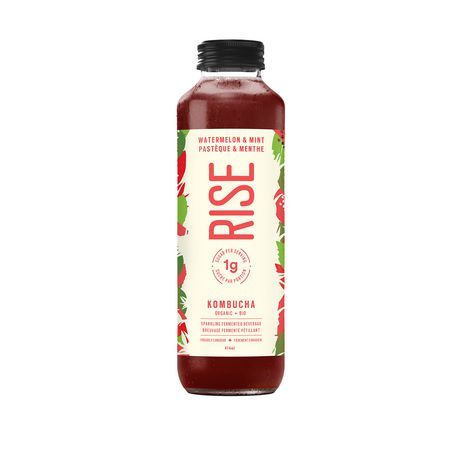 Kombucha Watermelon Mint (Rise), 414ml