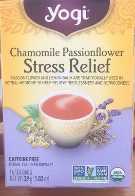 Tea Chamomile Passion (Yogi), 16bags