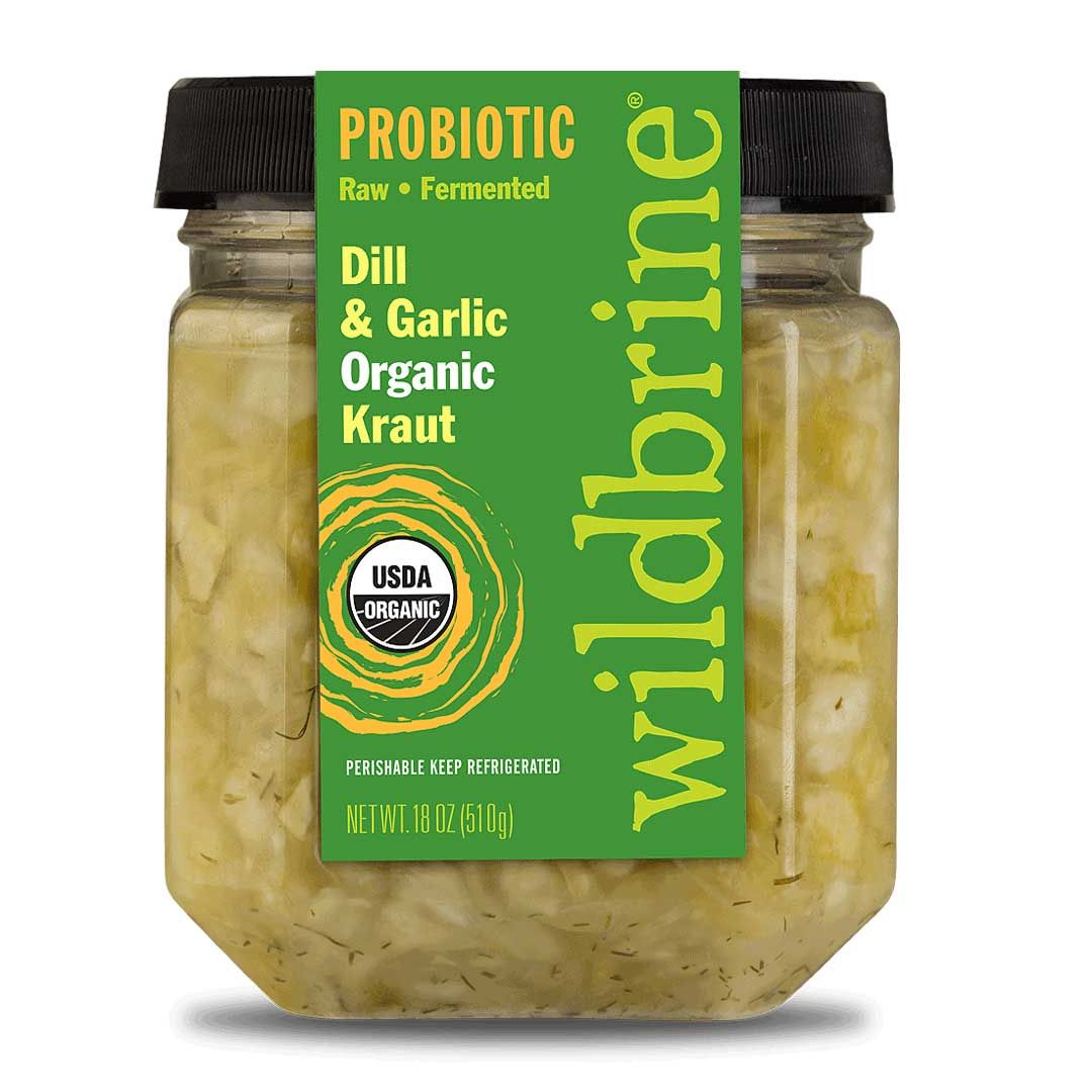 Sauerkraut Dill&amp;Garlic (Wildbrine), 500g