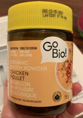 Chicken Broth Pwd (GoBio), 75g