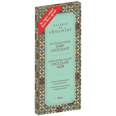 Choc Bar Dk no added sugar (Galerie), 80g,