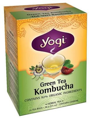 Green Tea Kombucha (Yogi), 16bags