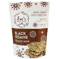 Crackers Blck Sesame (Eve&#39;s), 108g