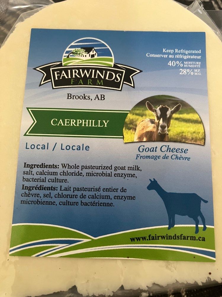 Goat Cheese Caerphilly, around 225g