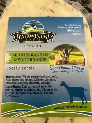 Goat Cheese Mediterranean, around 225g