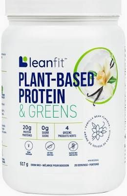 Protein+Greens Vanilla (Leanfit), 517g