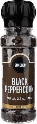 Peppercorns Black (Sundhed), 110g
