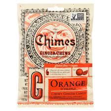 Ginger Chews Orange (Chimes), 100G