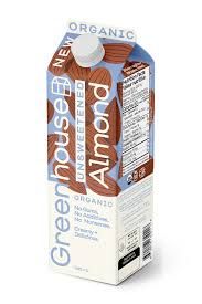 Almond Milk Unswt Org (Greenhouse), 946ml