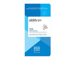 Choc Bar 76% Orig (GiddyYo), 60g