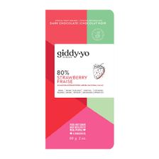 Choc Bar 80% Strwwb (GiddyYo), 60g