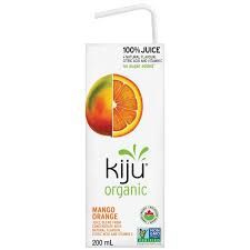Juice Mango Orange Org (Kiju), 4x200ml