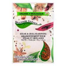 Seasoning Steak&amp;Grill Org (Splendor),35g