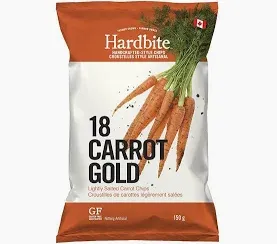 Carrot Chips Salted (Hardbite), 150g