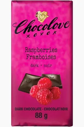 Choc Bar Dark Raspberries (Chocolove), 90g