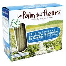 Crackers Buckwheat Unsalted Org (Pain Fleurs), 150g