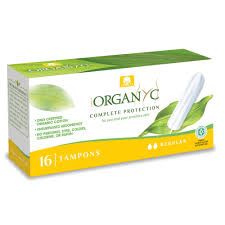 Tampons No-Applic Reg Org Cotton (Organyc), 16ct