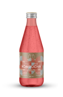 Kombucha Cranberry (Greenhouse), 340ml
