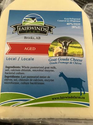 Goat Cheese Gouda Aged, around 225g
