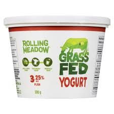 Yogurt GrssFed 3.25% (Meadow), 500g