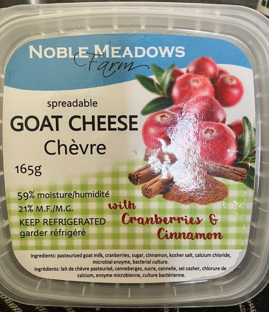 Goat Cheese Spread Cranberry (Noble), 165g